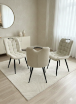 monza dining chair beige