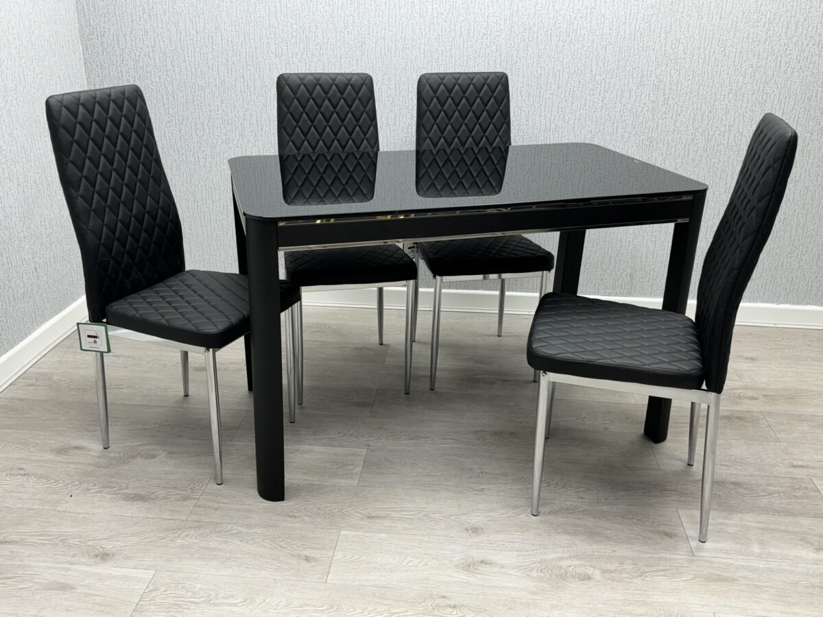 morano dining table & chairs