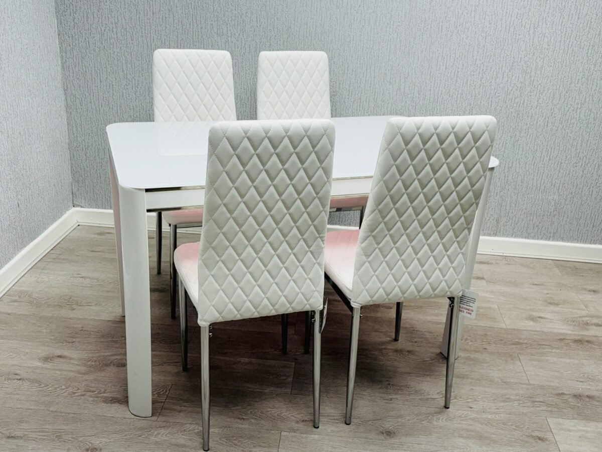 morano dining table & chairs