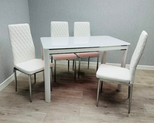 morano dining table & chairs