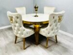 sofia marble dining table