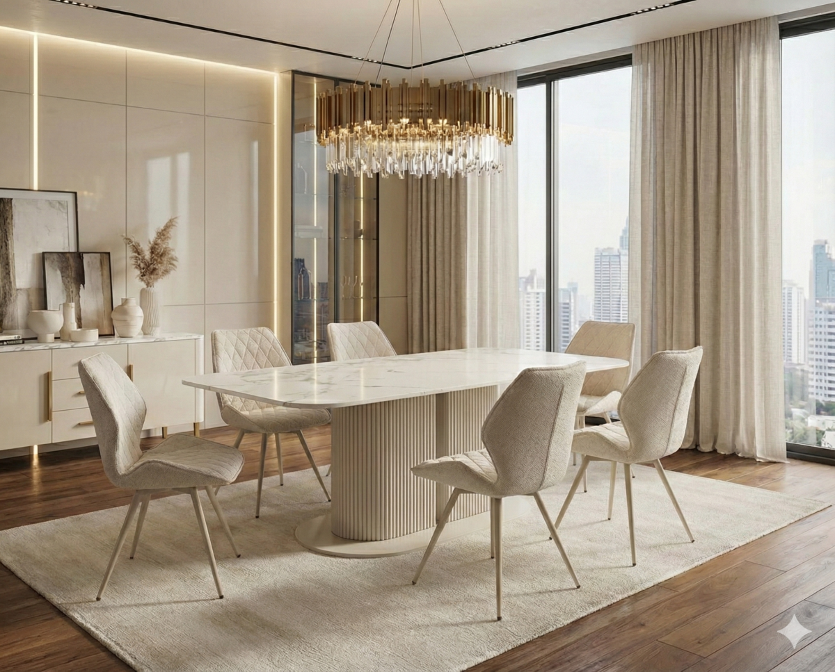 sydney ceramic dining table