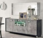 san martino hilton sideboard 4 door cabinet with led lights