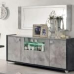san martino hilton sideboard 4 door cabinet with led lights