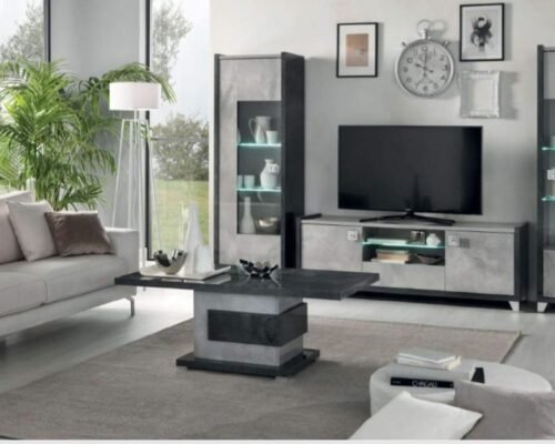 hilton tv unit with led lights