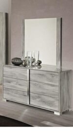 serena light grey dresser