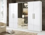 bella white hinged wardrobe