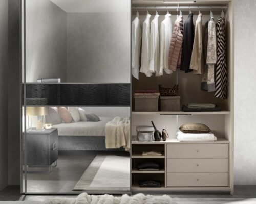 moderna 2 sliding mirror doors wardrobe