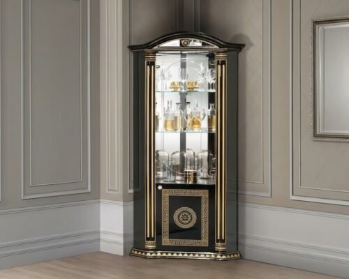 aurora black gold corner unit