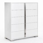 bella white tall chest