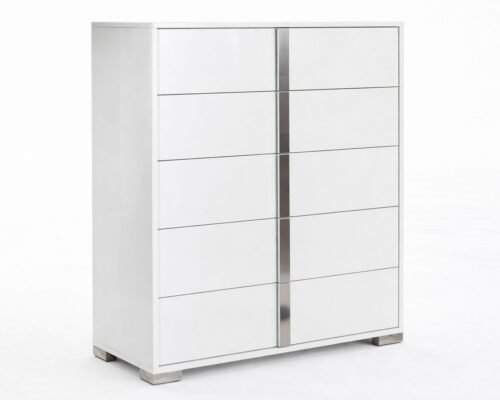 bella white tall chest