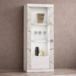 galaxy 1 door display unit with led lights