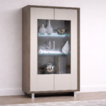 royal 2 door display unit with led lights