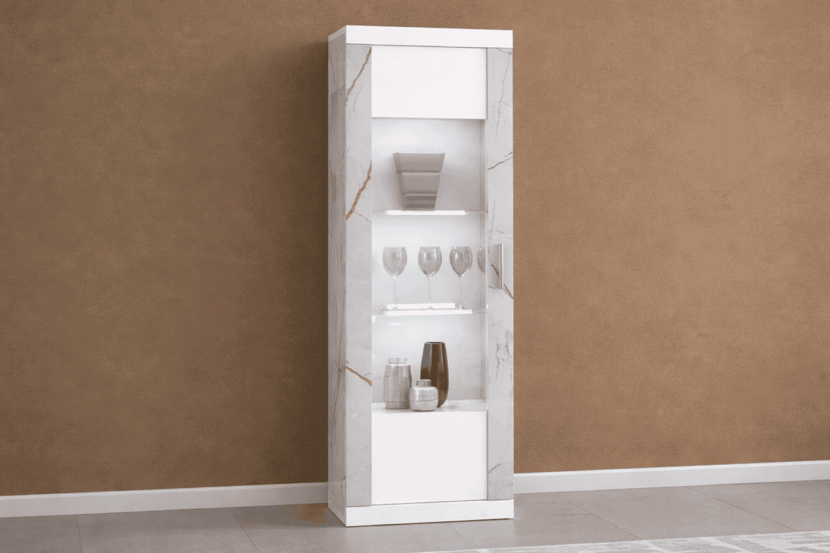 smart 1 door display cabinet