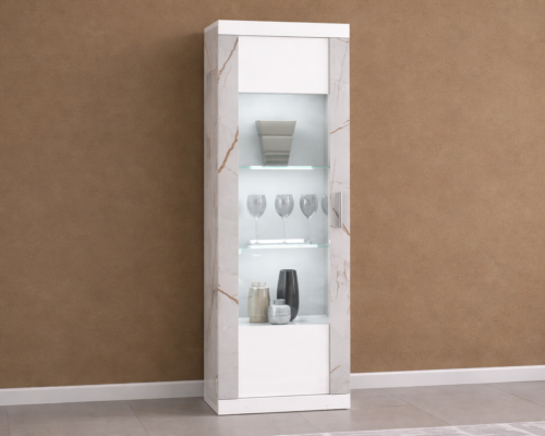 smart 1 door display cabinet