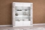 smart 2 door display cabinet