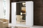 bella white hinged wardrobe