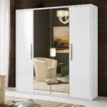 bella white hinged wardrobe