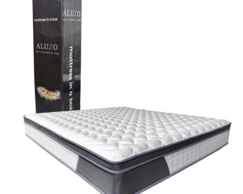 oasis 2000 pocket memory pillow top mattress in a box | medium firm support