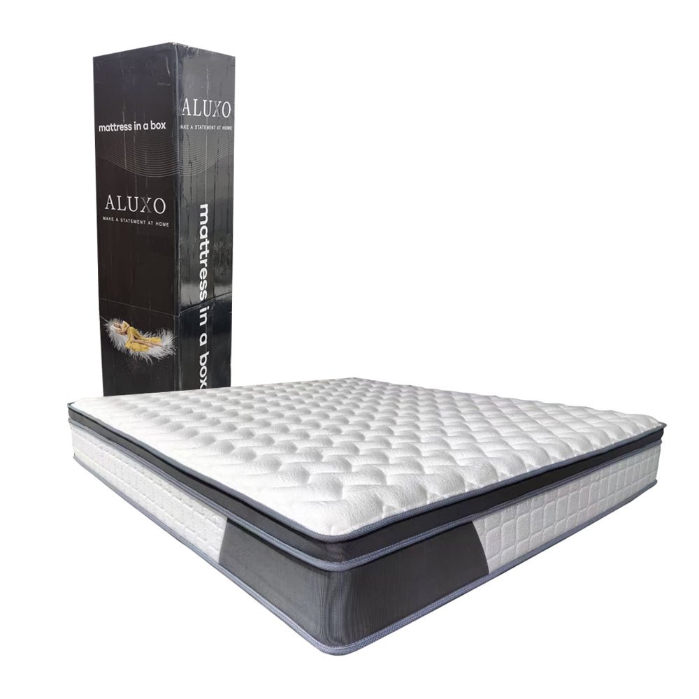 oasis 2000 pocket memory pillow top mattress in a box | medium firm support