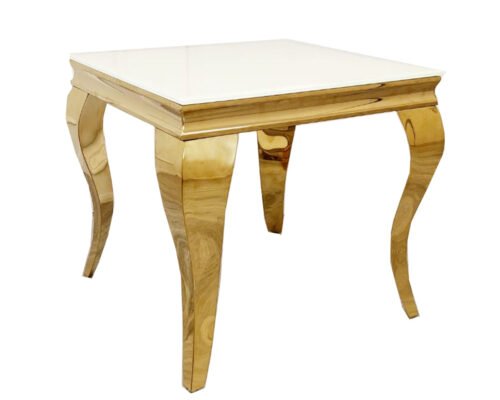 louis gold lamp table
