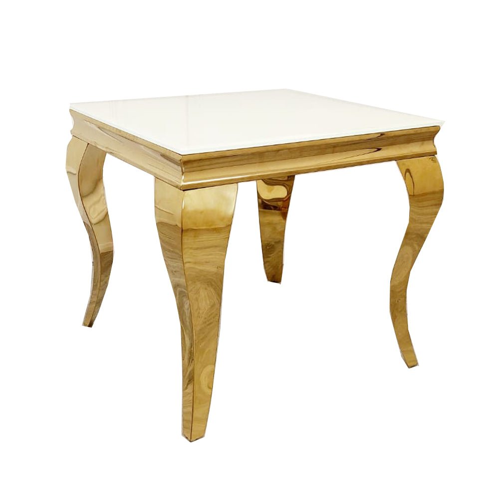 louis gold lamp table